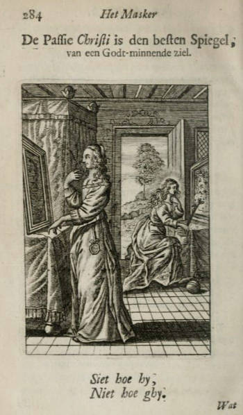 Mary Magdalen Turning from the World to Christ, Jan van Bijlert