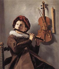 Young Flute Player, Judith Leyster