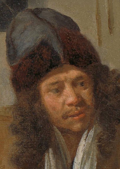 <em>The Tailor's Workshop</em>, by Quiringh Gerritsz van Brekelenkam (detail)