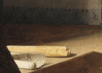 The Geographer  (detail), Johannes Vermeer