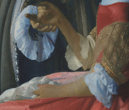 Girl with a Glass of Wine, Johannes Vermeer