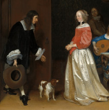 The Suitor's Visit, Gerrit ter Borch