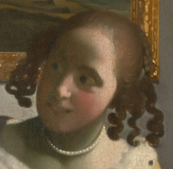 The Guitar Player (detail), Johannes Vermeer