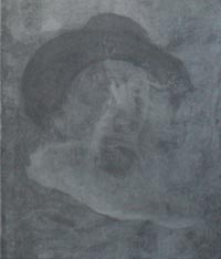 X-ray image of Johannes Vermeer's Girl with a Red Hat