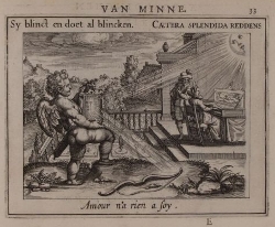 Zy blinckt, en doet al blincken, engraving from P. C. Hooft