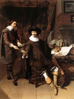 Constantijn Huygens and his Clerk, Thomas de Keyser