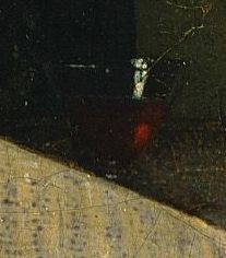 Girl Interrupted in her Music (detail), Johannes Vermeer