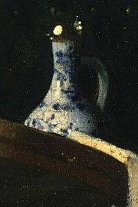 Girl Interrupted in her Music (detail), Johannes Vermeer