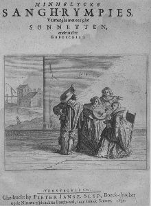 Title page from Minnelycke sang-rympies, Jan Hermnz. Krul