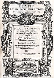Front page of Vite, Giorgio Vasari