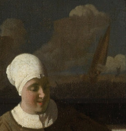 The Love Letter (detail), Johannes Vermeer