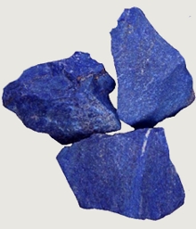 Lumps of lapis lazuli