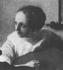 Copy of Johannes Vermeer's Woman with a Lute