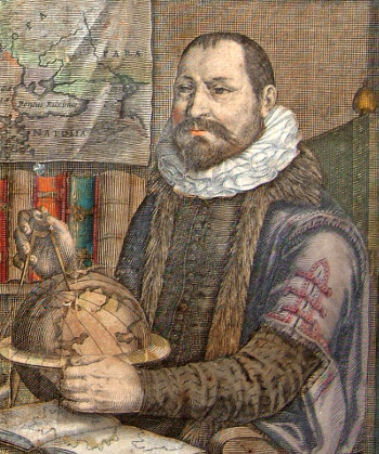 An engraving by Jodocus Hondius