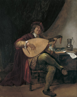 Self-Portrait as a Lutenist, Jan Steen