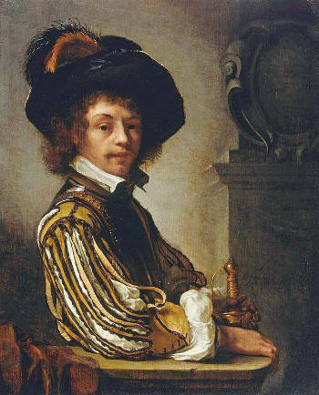 A Cavalier (Self Portrait( Frans van Mieris
