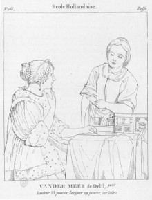 Mistress and Maid, engraving by Lebrun