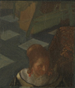 The Music Lesson (detail), Johannes Vermeer
