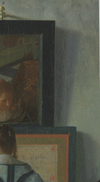 The Music Lesson (detail), Johannes Vermeer