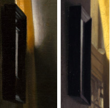 Woman with a Pearl Necklace (detail), Johannes Vermeer