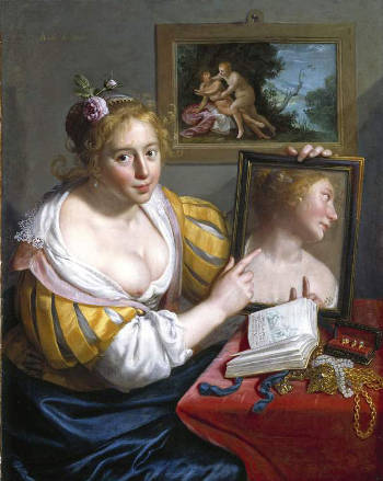 A Young Woman Composing Music, Gabriel Metsu