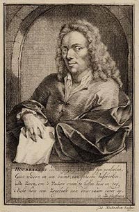 Portrait of Arnold Houbraken by his son Jacob