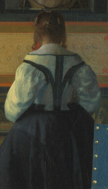 The Music Lesson (detail), Johannes Vermeer