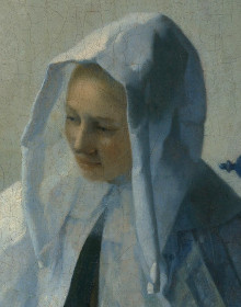 Young Woman with a Water Pitcher (detail), Johannes Vermeer