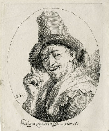Man Making an Obscene Gesture, Godfried Schalken