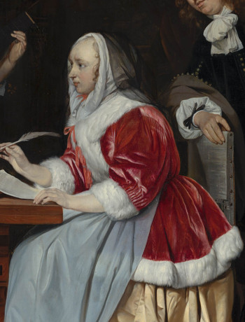 A Young Woman Composing Music, Gabriel Metsu