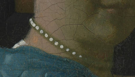 A Lady Standing at a Virginal (detail), Johannes Vermeer