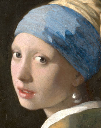 Girl with a Pearl Earring (detail), Johannes Vermeer