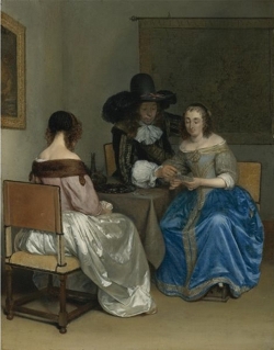 The Card Players, Gerrit ter Borch