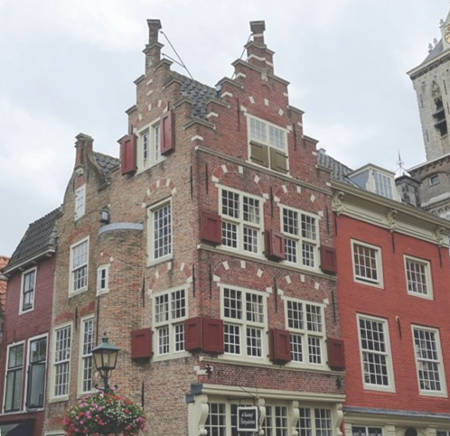 View of Delft (detail), Johannes Vermeer