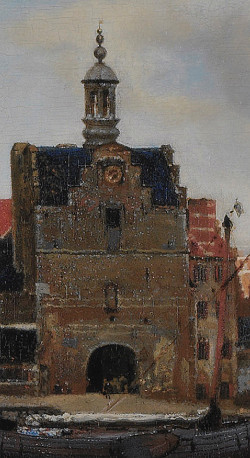 View of Delft (detail), Johannes Vermeer
