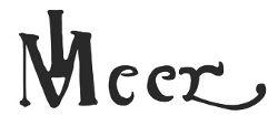 Facsimile of the signature on Johannes Vermeer's A Lady Seated at a Virginal