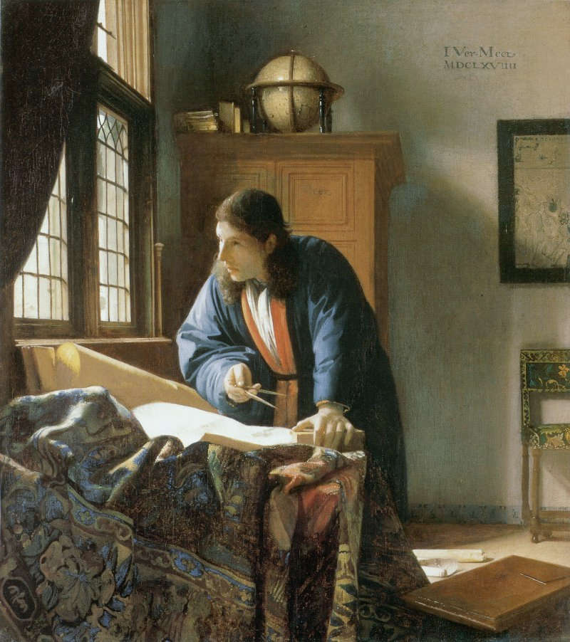 he Geographer, Johannes Vermeer