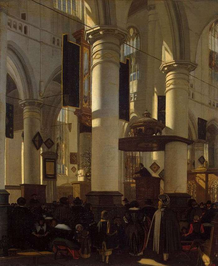 Interior of a Church, Emmanuel de Witte