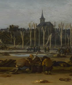 The Delft Powder Explosion (detail), Egbert van der Poel
