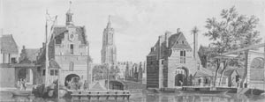 View of Delft, Gerrit Toorenburg