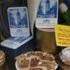 Cookies in shop window of Delft