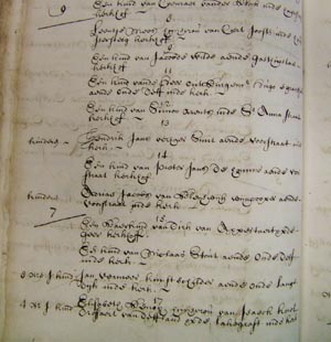 Archival record of Vermeer's burial in the Oude Kerk