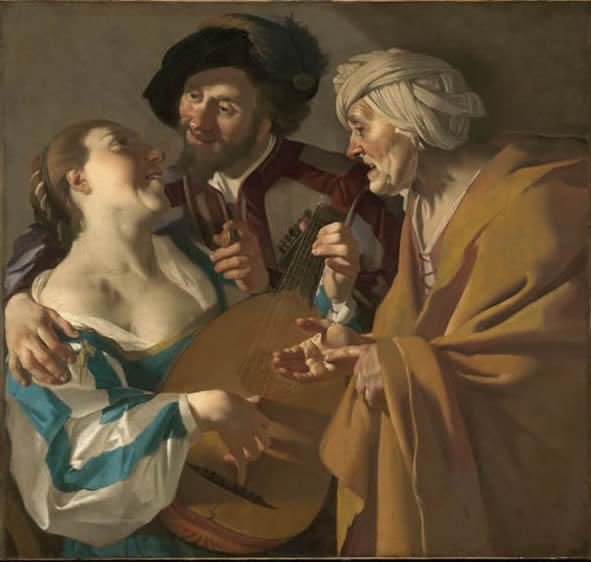 The procuress, Dirch van Baburen