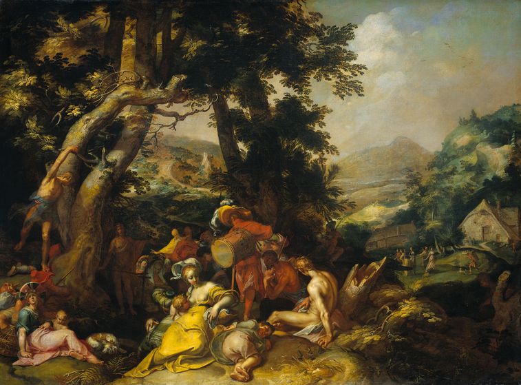 Abraham Bloemaert, The Preaching of Saint John the Baptist