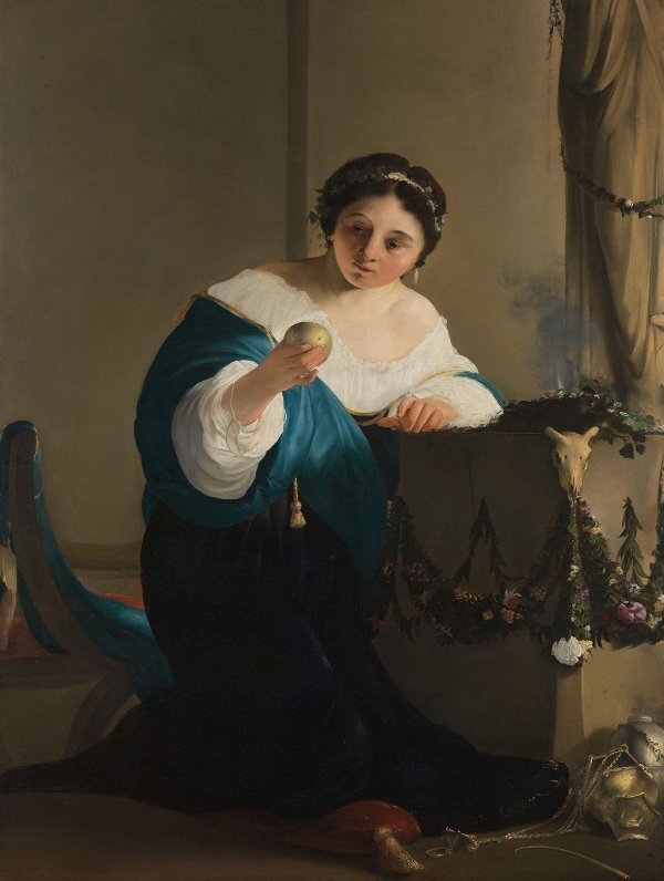 Cydippe with the Apple of Acontius, Paulus Bor