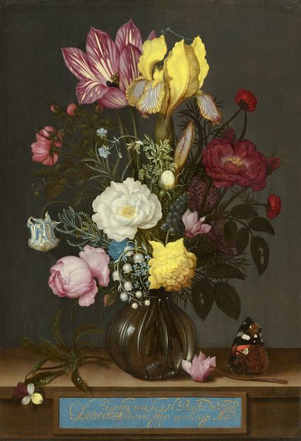 Bouquet of Flowers in a Galss Vase, Ambrosio Bosschaert