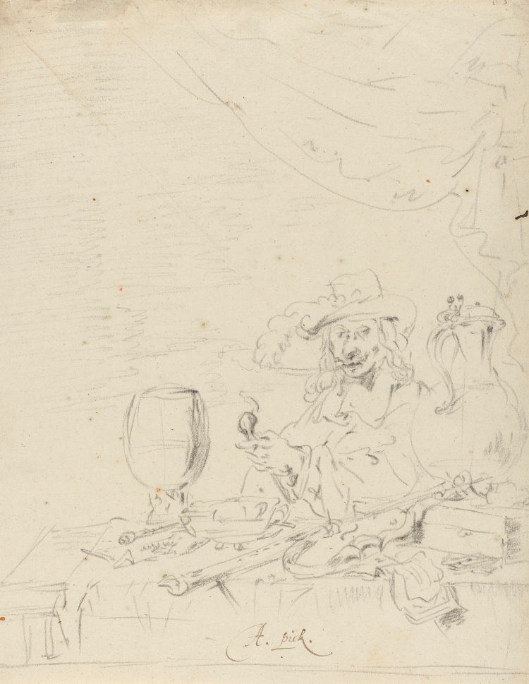 Leonaert Bramer drawing