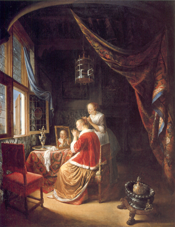 Lady at her Toilet, Gerrit Dou