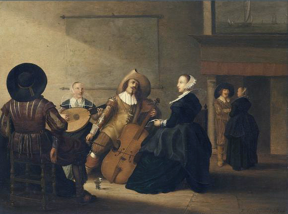 Musical Gathering in an Interior, Pieter Symonz. Potter
