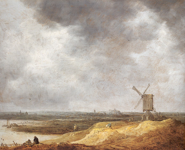 Windmill along a River, Jan van Goyen